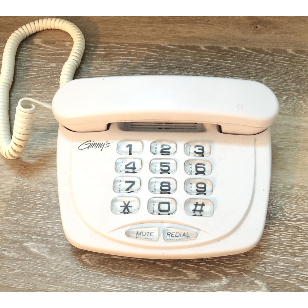 vintage push button telephone Ginny's - PH325
